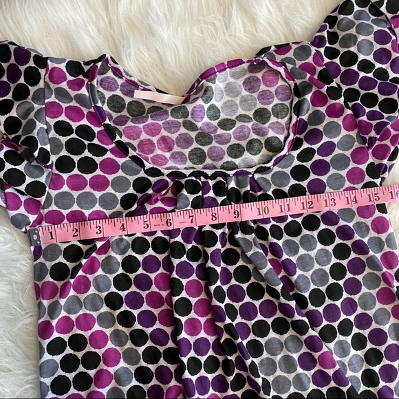 🔥SOLD🔥 Rue 21 Polka Dot Tunic Shirt or Tunic L - Picture 15 of 16